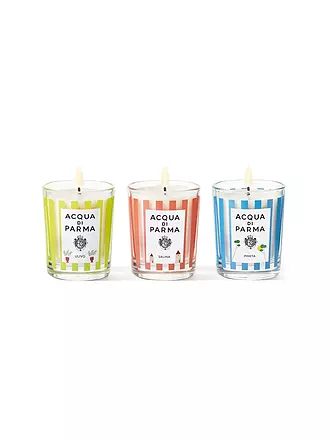 ACQUA DI PARMA | Geschenkset - Trio Kerzen Ulivo, Salina, Pineta Limited Edition 70g | 